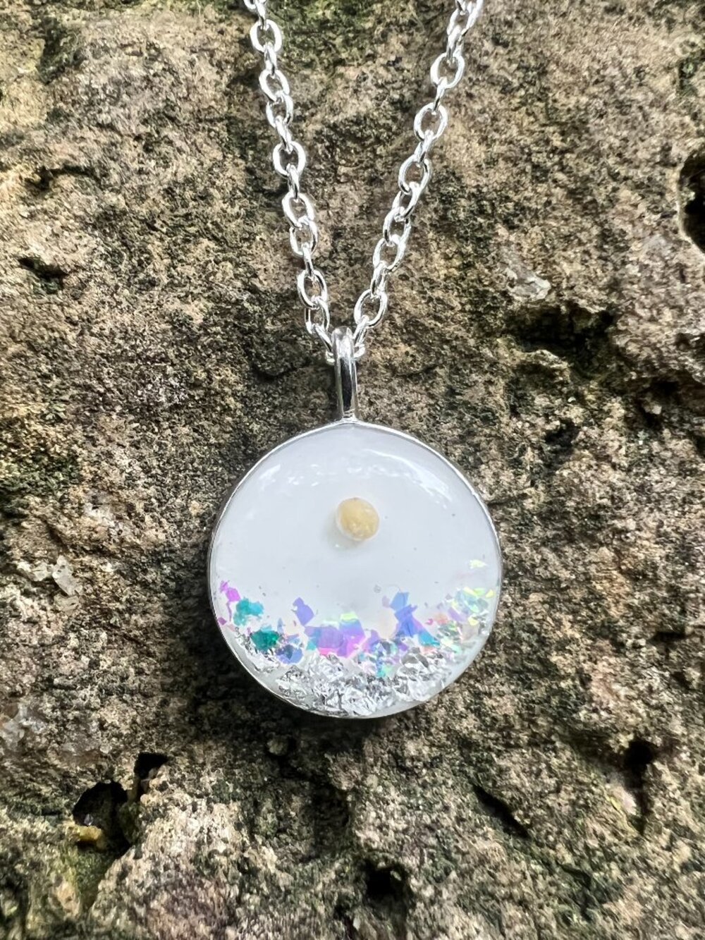 Custom Mustard Seed Necklace by Artist